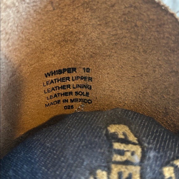 Freebird whisper boots. Like new, worn once. Size 10 - Picture 6 of 7